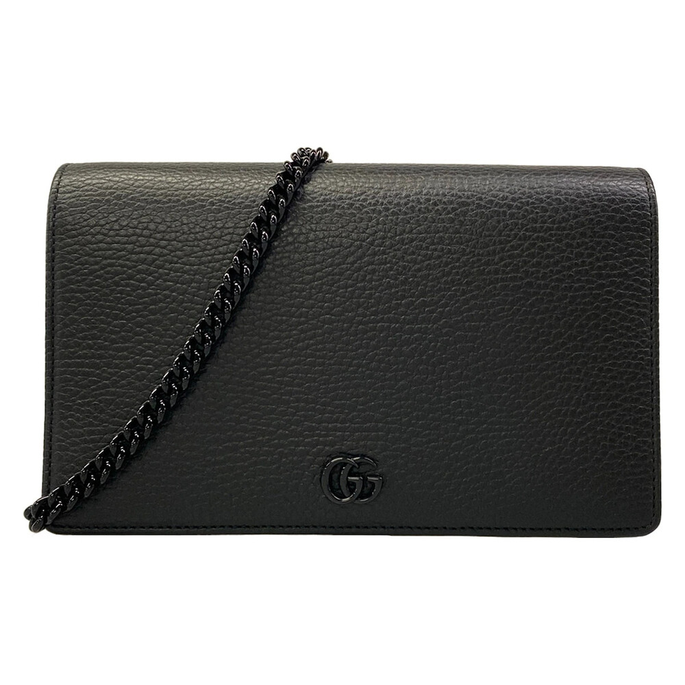 Gucci Gg Marmont Leather Mini Chain Bag #335801G12B